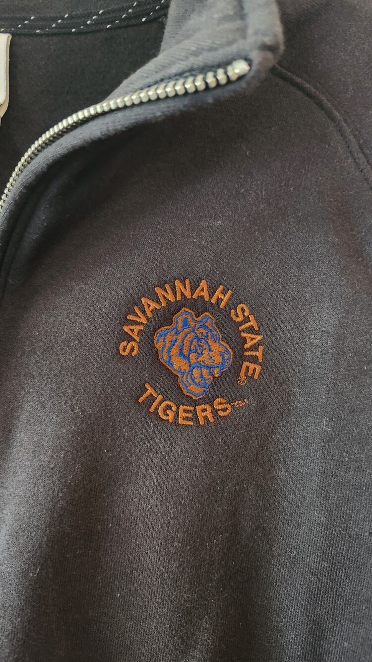 Gear For Sports Savannah State Tigers 1/4 Zip Pullover Mens 2XL Blk Fleece #369